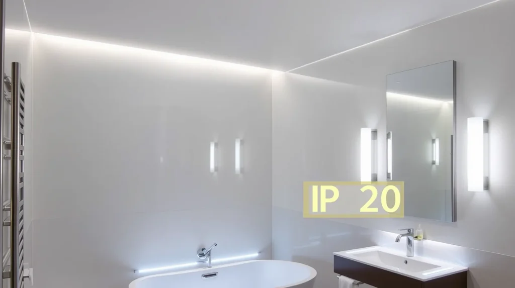 norme ip20 salle de bain