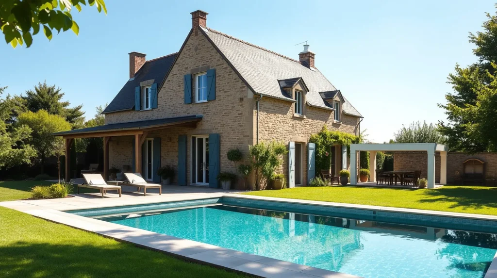 piscine 1m maison