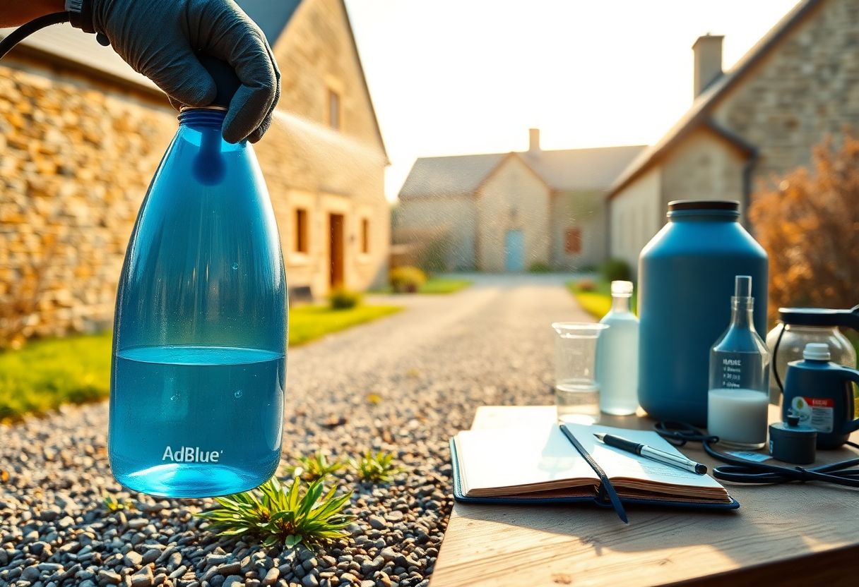 AdBlue et vinaigre blanc : le bon dosage pour désherber efficacement