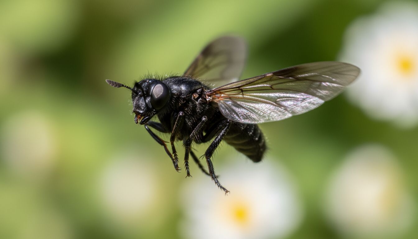 Découvrez comment identifier facilement les insectes noirs volants grâce à nos conseils pratiques et astuces d'experts.