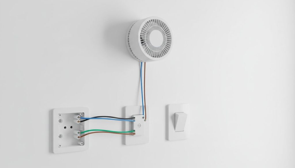 Découvrez un schéma électrique simple pour brancher un extracteur d'air sur un interrupteur lumière, facilitant ainsi la ventilation et l'éclairage simultanés de votre espace.