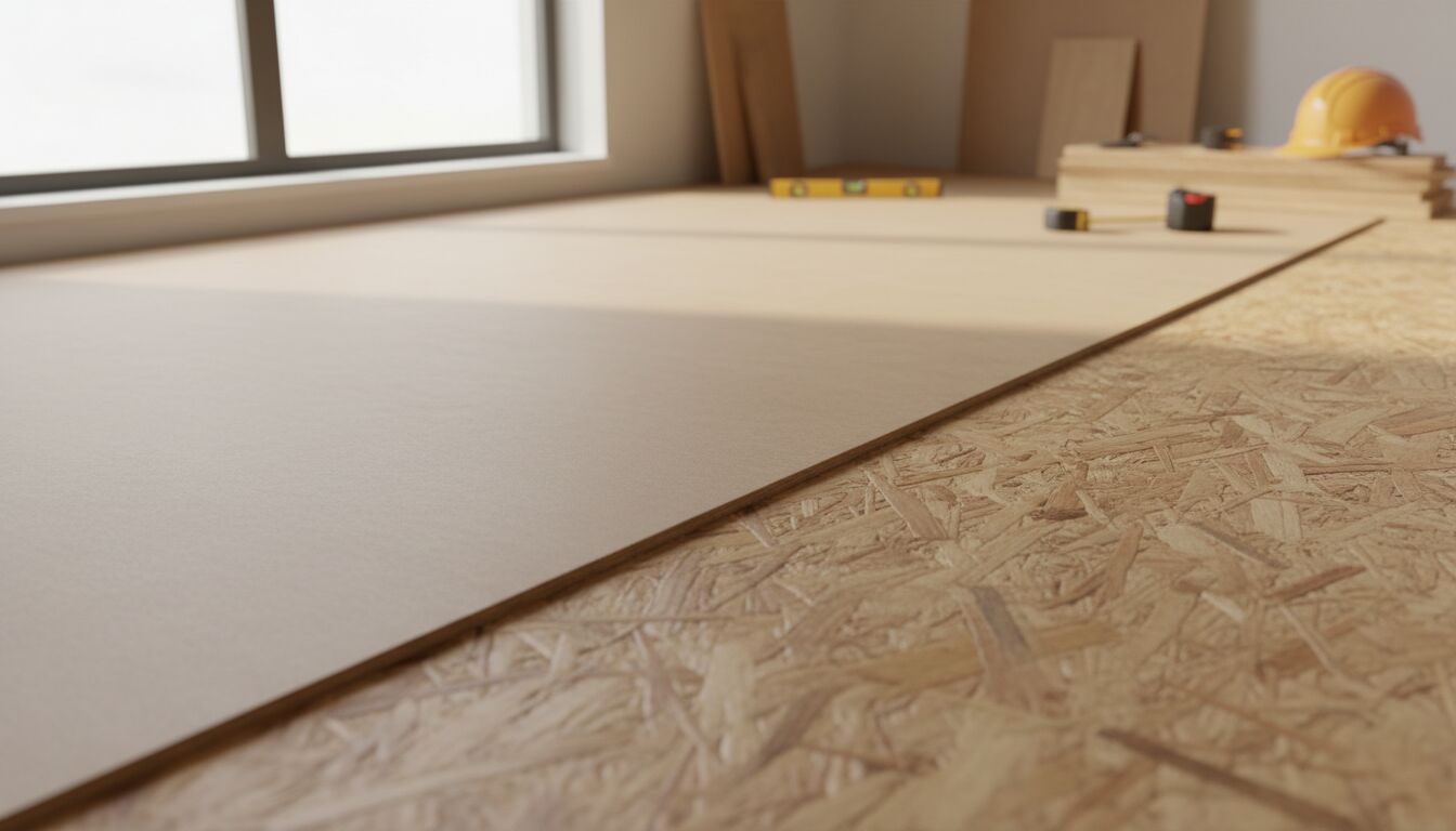 Découvrez les différences entre le plancher en aggloméré et en OSB pour bien choisir le matériau adapté à vos besoins de construction ou rénovation.